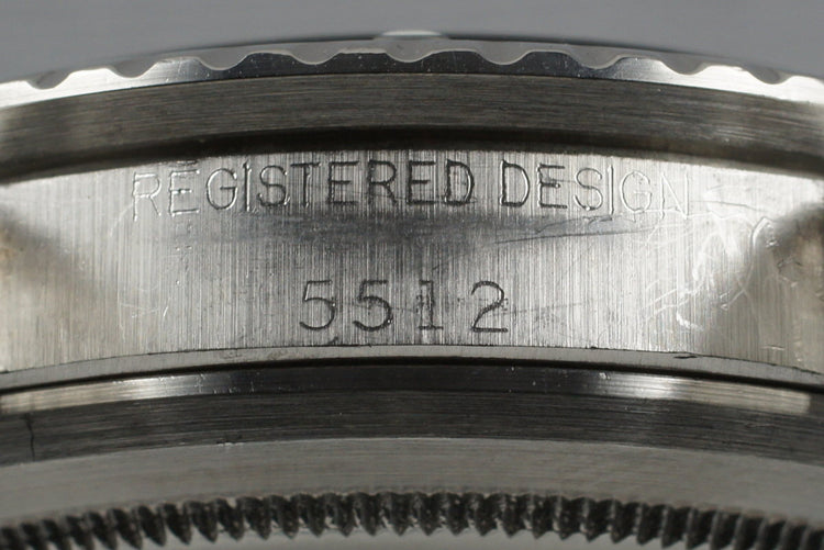 1967 Rolex Submariner 5512 4 Line Dial