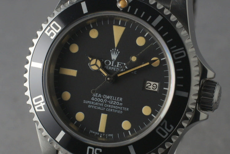1980 Rolex Sea Dweller 16660 with Box and Papers