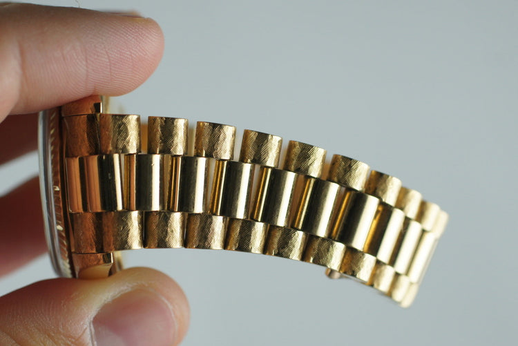 1972 Rolex 18K YG President 1803 Morellis Finish