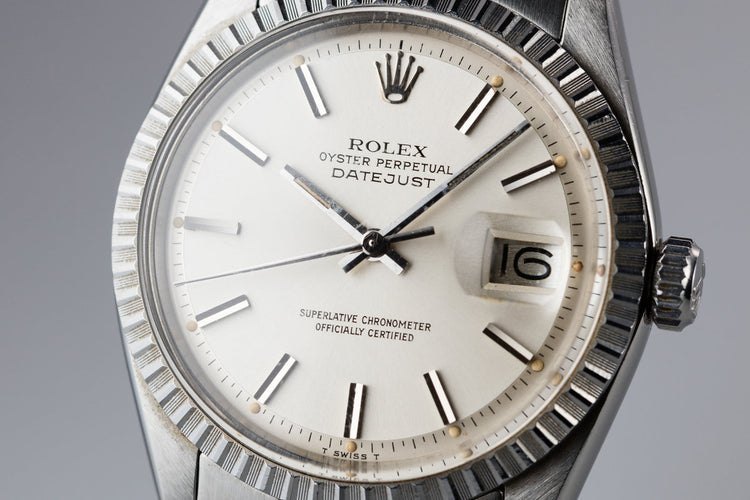 1977 Rolex DateJust 1603 Silver Dial