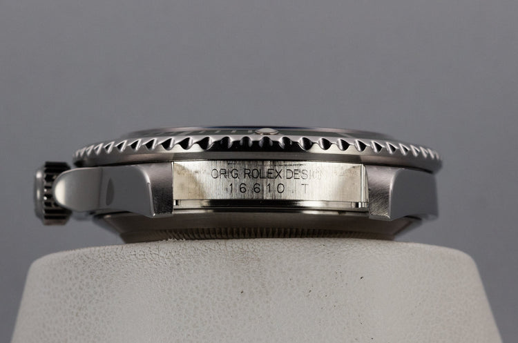 2007 Rolex Green Submariner 16610 with Box