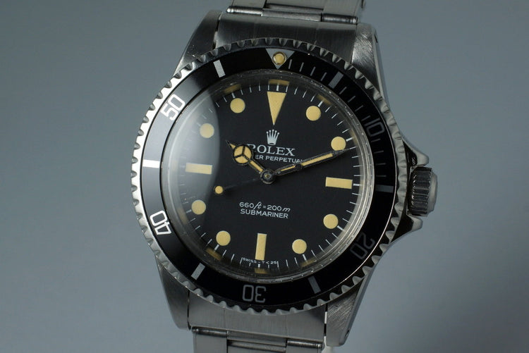 1967 Rolex Submariner 5513 Pre Comex Dial