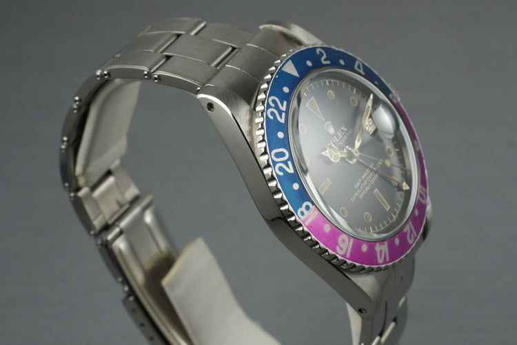 1961 Rolex GMT 1675 PCG Gilt Chapter Ring