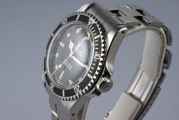 1963 Rolex Submariner 5512 PCG with Gilt Glossy Chapter Ring Dial