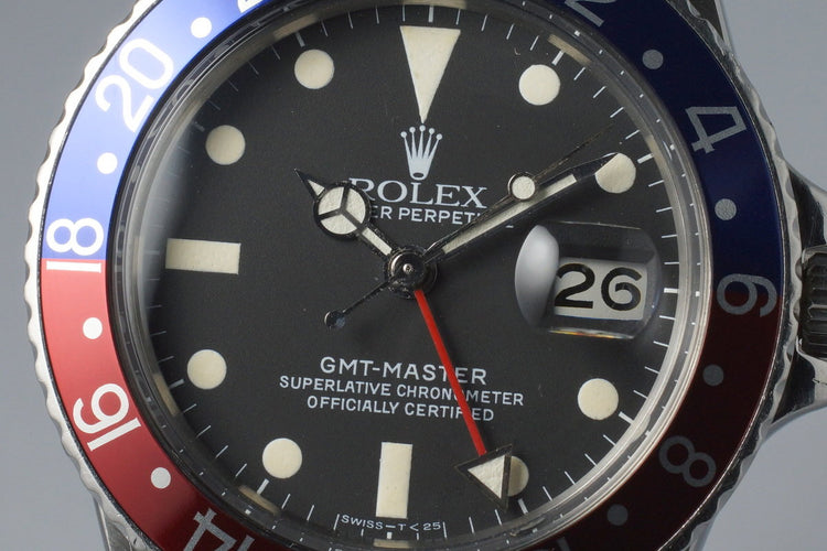 1983 Rolex GMT 16750 Matte Dial
