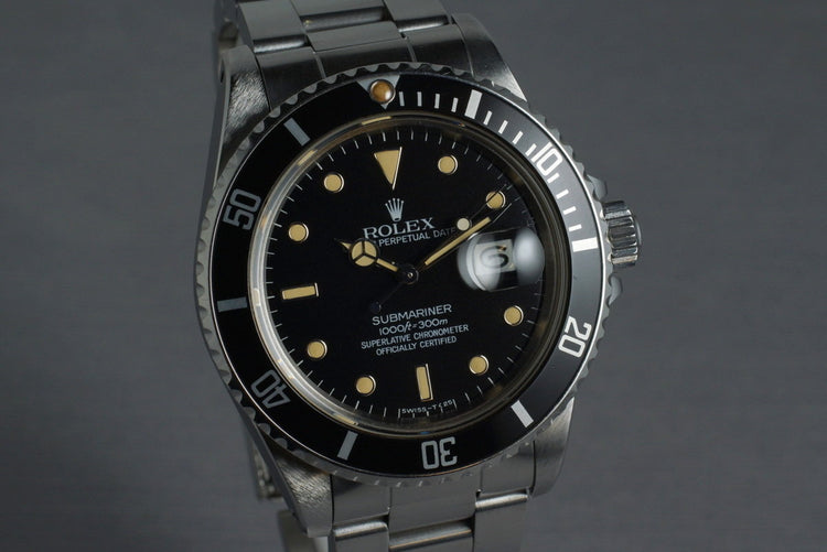 1985 Rolex Submariner 16800