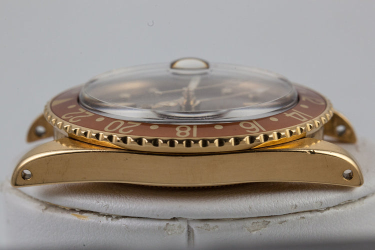 1971 Rolex 18K YG GMT 1675 with Rootbeer Dial