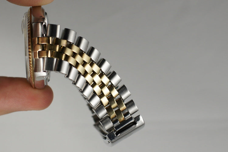 1970 Rolex Two Tone DateJust 1601 with Silver Dial