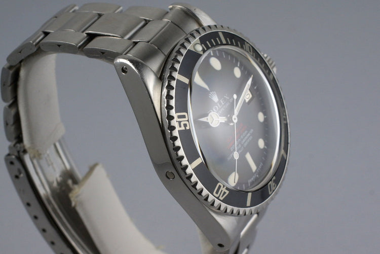 1967 Rolex Double Red Sea Dweller 1665 with Thin Case Mark II Brown Dial