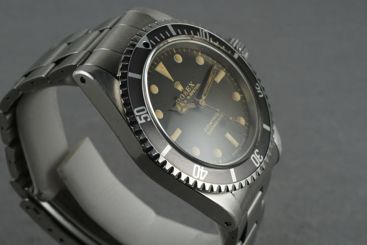 1965 Rolex Submariner 5513 with Ultra Gilt Tropical Brown Dial