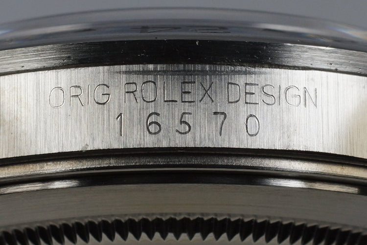 1991 Rolex Explorer II 16570 Black Dial