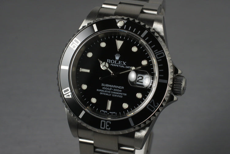 2005 Rolex Submariner 16610T