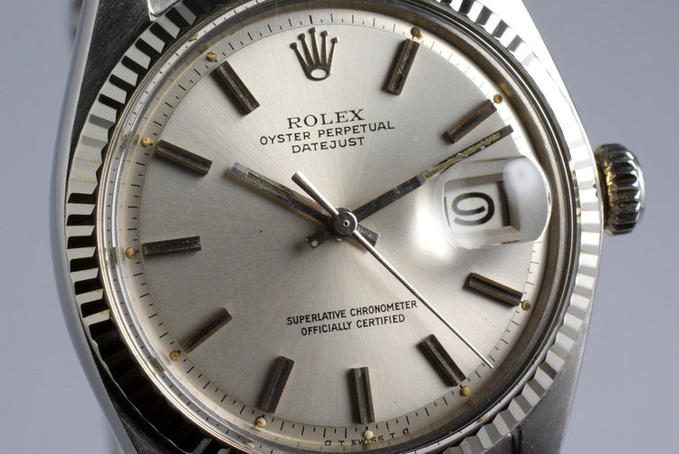 1973 Rolex DateJust 1601 Silver Sigma Dial