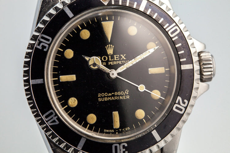 1965 Rolex Submariner 5513 Glossy Gilt Dial