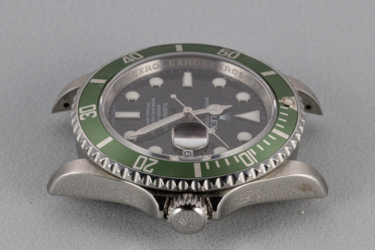 2009 Rolex Anniversary Green Submariner 16610LV