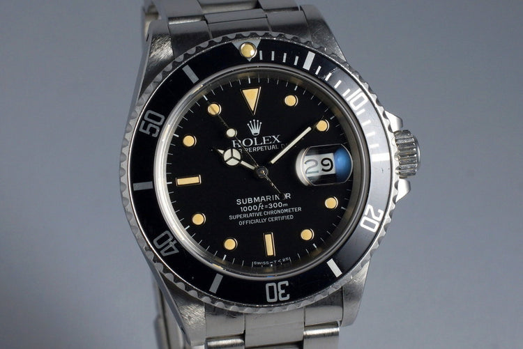 1987 Rolex Submariner 168000