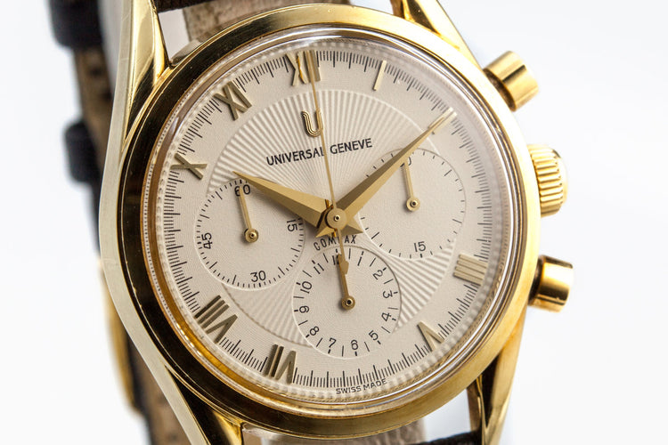 Universal Geneve White Chronograph Dial