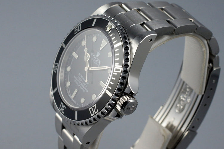 2011 Rolex Submariner 14060M 4 Line Dial with Box and Papers