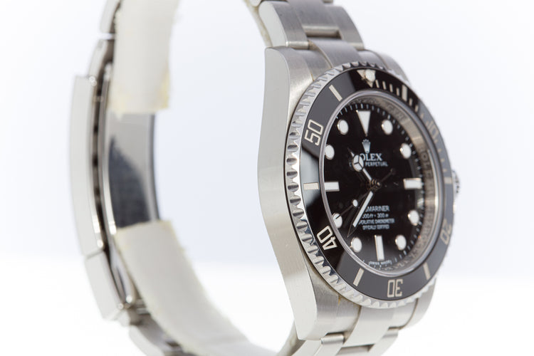 2017 Rolex Submariner 114060 No-Date with Box & Card