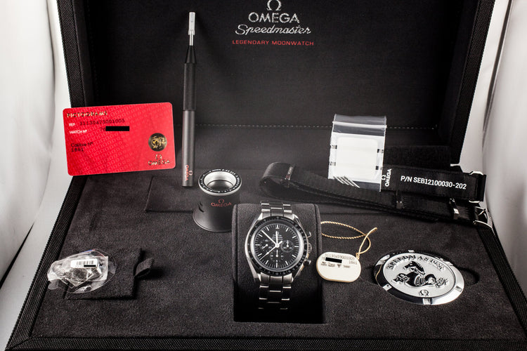 2017 Omega Speedmaster Professional 311.30.42.30.01.005 with Box and Papers
