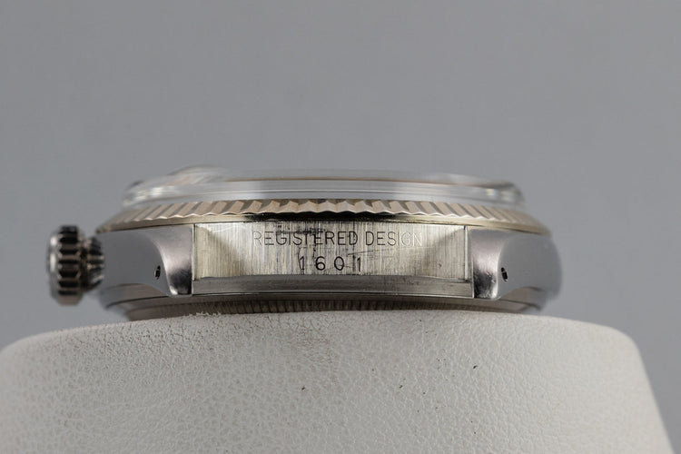 1972 Rolex DateJust 1601 with Silver Sigma Linen Dial