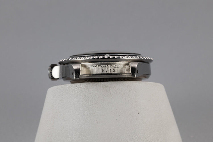 1985 Rolex Submariner 5513 with SWISS Only Service Dial