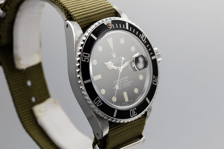 1982 Rolex Submariner 16800 Matte Dial