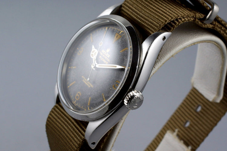 1956 Rolex Explorer 1 6610 Gilt Chapter Ring Dial