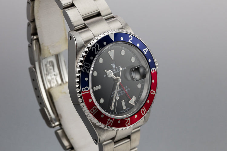 2000 Rolex GMT-Master II "Pepsi" 16710 with Box and Papers