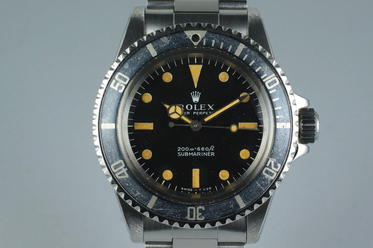 1969 Rolex Submariner 5513 Meters First