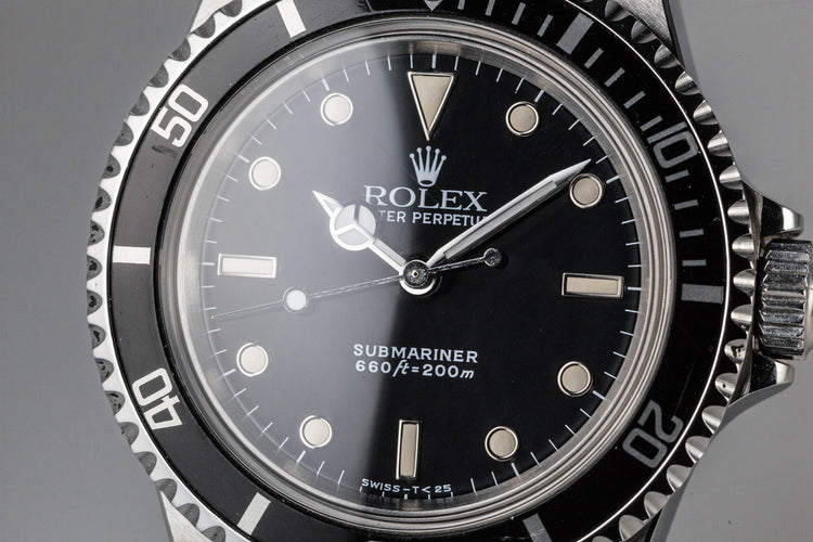 1988 Rolex Submariner 5513 with Box and Papers