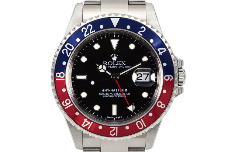 2003 Rolex GMT II 16710 with Box and Papers