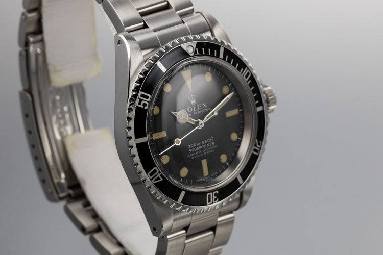 1967 Rolex Submariner 5512 Meters First Dial with Letter from Rolex USA President