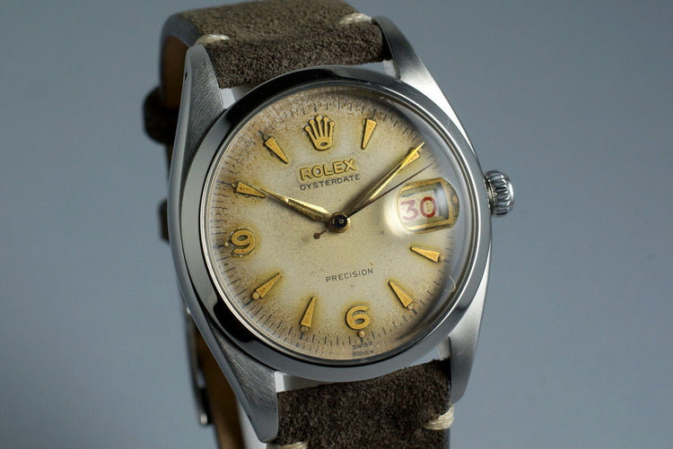 1954 Rolex OysterDate 6494 with Tropical Dial