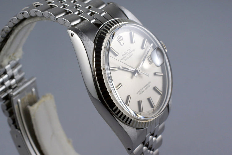 1973 Rolex DateJust 1601 Silver Sigma Dial