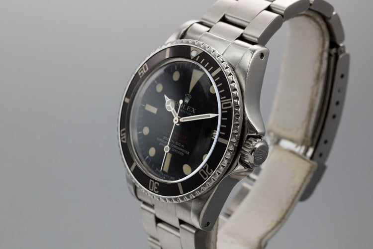 1972 Rolex Double Red Sea-Dweller 1665 MK III Dial