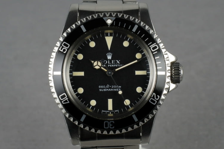 1975 Rolex Submariner 5513 with RSC papers