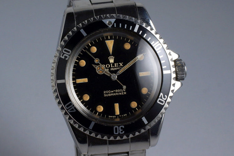 1965 Rolex Submariner 5513 Glossy Gilt Dial