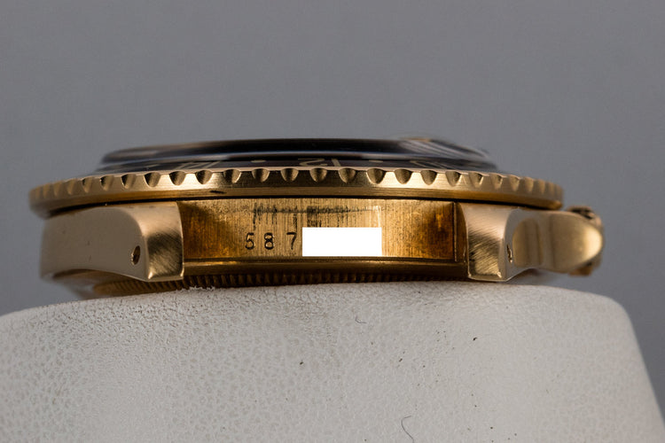 1979 Rolex 18K YG GMT-Master with Black Nipple Dial