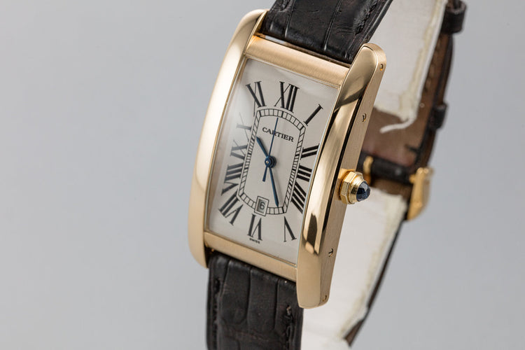 Cartier 18K YG Tank Americaine 1740