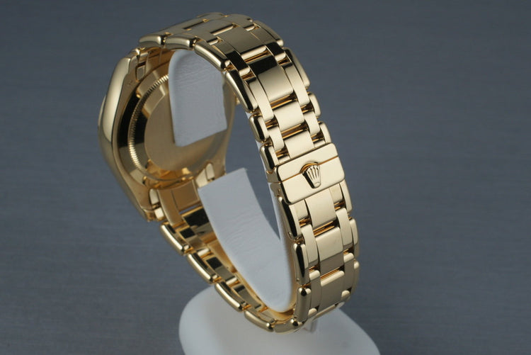 2005 Rolex YG Masterpiece Day-Date 18948 Jubilee Diamond Dial and Box