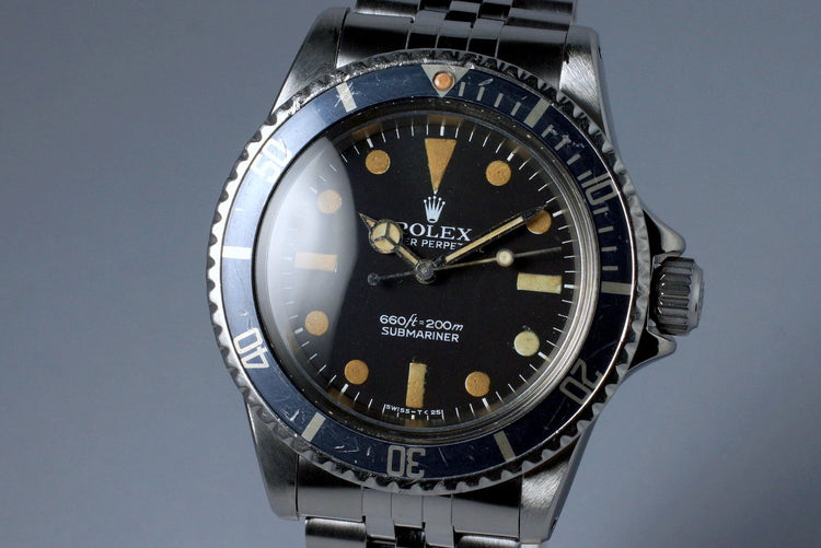 1977 Rolex Submariner 5513 Mark I Maxi Dial