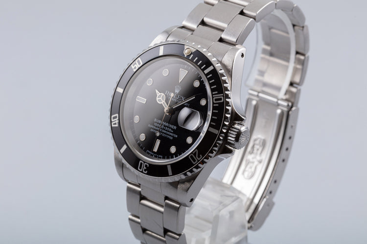 1996 Unpolished Rolex Submariner 16610