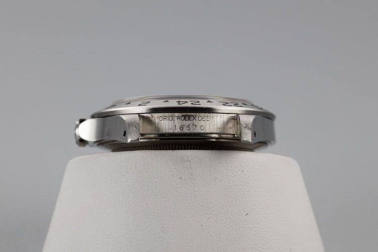 1995 Rolex Explorer II 16570 White Creamy Lume Dial with Box and Papers