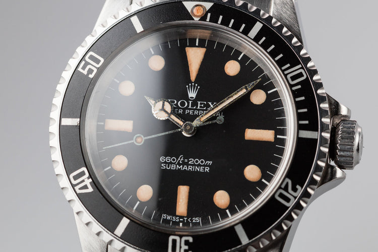 1977 Rolex Submariner 5513 with MK I Maxi Dial