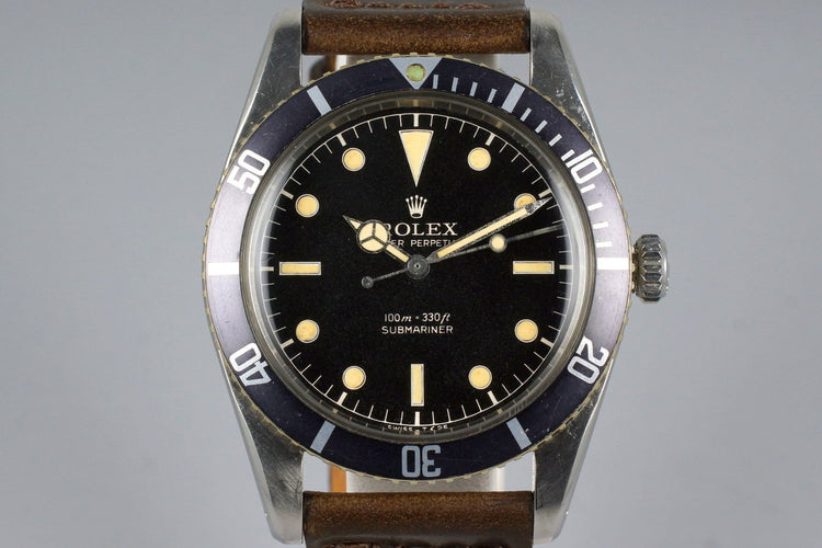 1957 Rolex Submariner 6536-1 Service Dial
