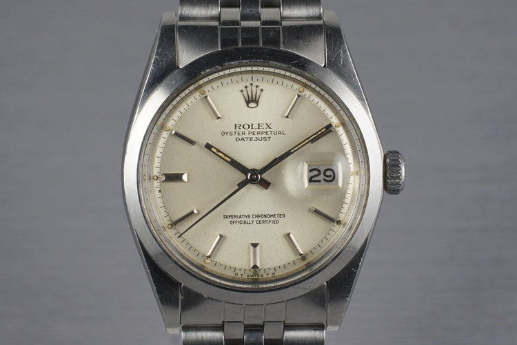 1979 Rolex DateJust 1600 Silver Sigma Dial
