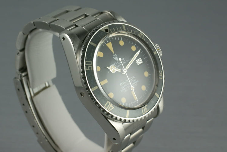 Rolex Sea Dweller 1665 Rail Dial