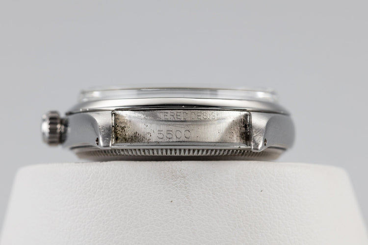 1964 Rolex Air-King 5500 with SWISS only Silver Dial
