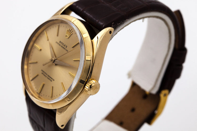 Rolex OP 1500 14K Yellow Gold
